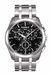 腕時計 ティソ メンズ Tissot mens Couturier Chrono Quartz stainless-steel Dress Watch Grey T0356171105