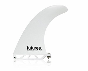 サーフィン フィン マリンスポーツ Future Fins Performance Longboard Surfboard Fin 8" White Therm