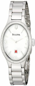 腕時計 ブローバ レディース Bulova Women's 96R192 Analog Display Analog Quartz Silver Watch