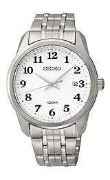 腕時計 セイコー メンズ Seiko 3-Hand with Date Stainless Steel Men's watch #SGEG15