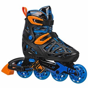 インラインスケート 海外正規品 並行輸入品 Roller Derby Tracer Boy's Adjustable Inline Skates