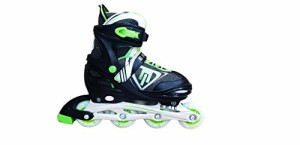 インラインスケート 海外正規品 並行輸入品 Epic Skates Rage Adjustable Inline Skates , Black,