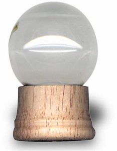 スノーグローブ 雪 置物 National Artcraft? Small Snow Globe is 1-7/8" Round with Maple Finish Wood B