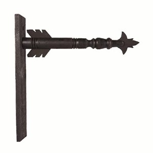 壁飾り インテリア タペストリー PQWERBX Arrow Replacement Decorative Hanging Sign, Black