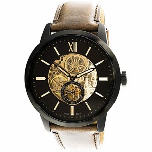 腕時計 フォッシル メンズ Fossil Men's Townsman Automatic Stainless Steel and Leather Three-Hand Ske