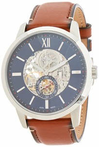 腕時計 フォッシル メンズ Fossil Men's Townsman Automatic Stainless Steel and Leather Three-Hand Ske