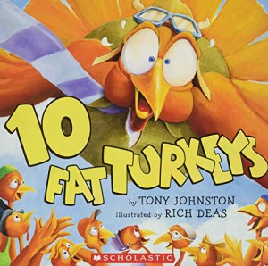 海外製絵本 知育 英語 10 Fat Turkeys