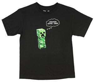 マインクラフト クリーパーゴナクリープ Tシャツ黒 JINX公式 YOUTH-XLサイズ（USサイズ13-14歳用）