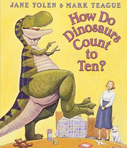 海外製絵本 知育 英語 How Do Dinosaurs Count to Ten?