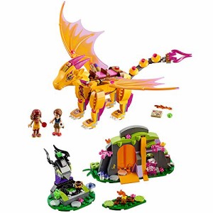 レゴ エルフ LEGO Elves Fire Dragon's Lava Cave 41175 Creative Play Toy for 8- to 12-Year-Olds