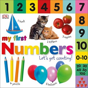 海外製絵本 知育 英語 Tabbed Board Books: My First Numbers: Let's Get Counting! (My First Tabbed Board