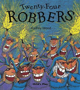 海外製絵本 知育 英語 Twenty-Four Robbers