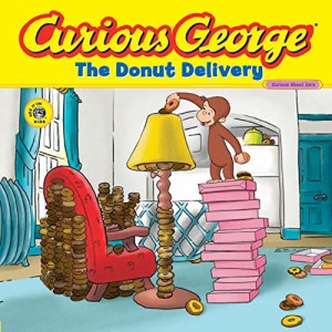 海外製絵本 知育 英語 Curious George The Donut Delivery (CGTV 8x8)