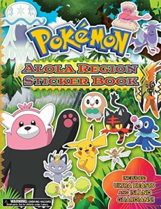 海外製絵本 知育 英語 Pok?mon Alola Region Sticker Book