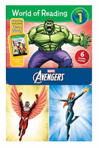 海外製絵本 知育 英語 World of Reading Avengers Boxed Set: Level 1