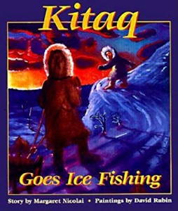 海外製絵本 知育 英語 Kitaq Goes Ice Fishing