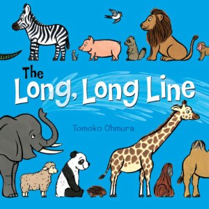 海外製絵本 知育 英語 The Long, Long Line