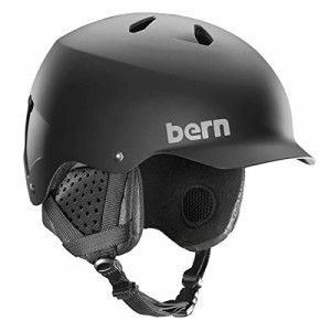 スノーボード ウィンタースポーツ 海外モデル BERN, Winter Watts EPS Snow Helmet, Matte Black