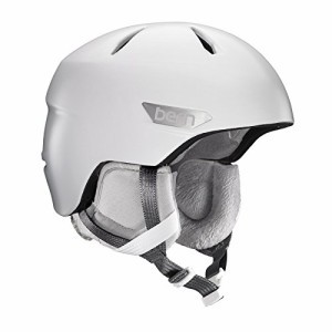 スノーボード ウィンタースポーツ 海外モデル Bern Women's Hepburn Snow Helmet (Satin White, 