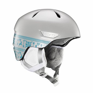 スノーボード ウィンタースポーツ 海外モデル BERN Kids Bristow Jr. Snow Helmet Satin Silver 