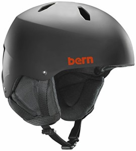 スノーボード ウィンタースポーツ 海外モデル Bern Tween Boys' Diablo Snow Helmet Matte Black