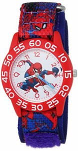 腕時計 マーベルコミック アメコミ Marvel Spider-Man Kids' Plastic Time Teacher Analog Quartz Nyl