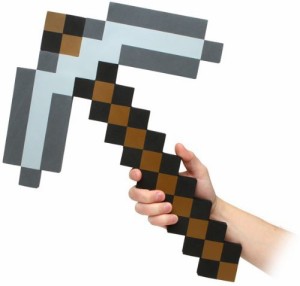 マインクラフト マイクラ mojang Think Geek Minecraft Pick Axe Foam Weapon Action Figure Accessory