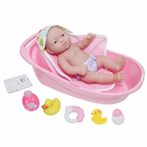 ジェーシートイズ 赤ちゃん おままごと JC Toys - La Newborn | 10 piece Layette Deluxe Bathtub G