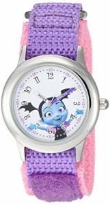 腕時計 ディズニー キッズ Disney Girl's 'Vampirina' Quartz Stainless Steel and Nylon Casual Watch, C