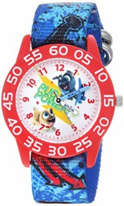 腕時計 ディズニー キッズ Disney Boy's 'Puppy Dog' Quartz Plastic and Nylon Casual Watch, Color:Blue