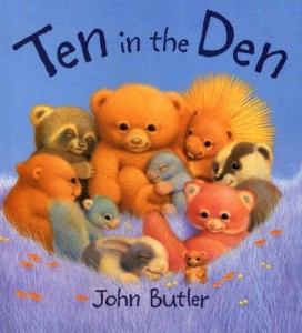 海外製絵本 知育 英語 Ten in the Den