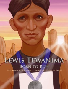 海外製絵本 知育 英語 Lewis Tewanima: Born to Run