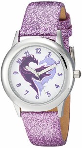 腕時計 ディズニー キッズ Disney Girl's 'Descendants' Quartz Stainless Steel Casual Watch, Color:Pur