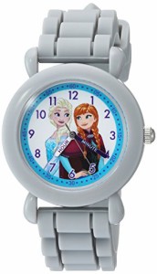 腕時計 ディズニー キッズ Disney Girl's 'Frozen' Quartz Plastic and Silicone Casual Watch, Color:Gre