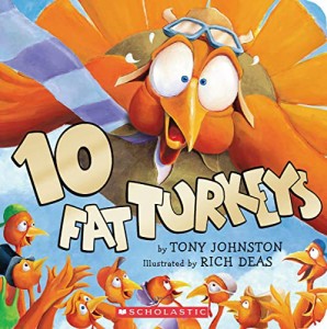 海外製絵本 知育 英語 10 Fat Turkeys