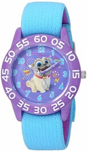 腕時計 ディズニー キッズ Disney Boy's 'Puppy Dog' Quartz Plastic and Nylon Casual Watch, Color:Blue