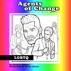 海外製絵本 知育 英語 Agents of Change - LGBTQ Coloring Book