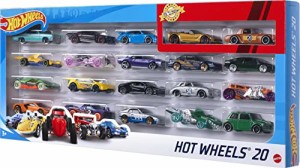 ホットウィール マテル ミニカー Hot Wheels 20-Pack of 1:64 Scale Toy Sports & Race Cars, Collecti