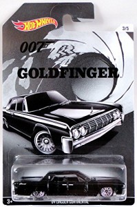 ホットウィール Hot Wheels 007 ゴールドフィンガー '64リンカーン・コンチネンタル ブラック 3/5 Linco