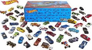 ホットウィール Hot Wheels 1/64スケール 50個の車セット コレクター 3歳以上むけ ギフトや保管に最