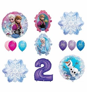 アナと雪の女王 アナ雪 ディズニープリンセス LoonBalloon Anna ELSA OLAF Snowman Snowflake 2n