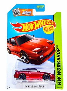 ホットウィール Hot Wheels ’96ニッサン 180SX タイプX HWワークショップ 205/250 レッド 日産 ビークル 