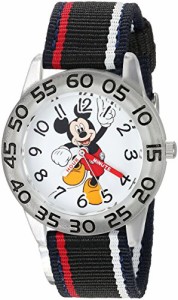 腕時計 ディズニー キッズ Disney Boy's 'Mickey Mouse' Quartz Plastic and Nylon Casual Watch, Color:B