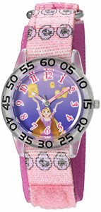 腕時計 ディズニー キッズ Disney Girl's 'Rapunzel' Quartz Plastic and Nylon Watch, Color:Purple (Mod