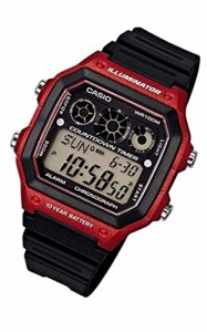 腕時計 カシオ メンズ Casio Men's AE-1300WH-4AV Referee Timer Watch