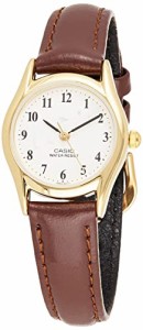 腕時計 カシオ レディース Casio Womens Brown Leather Analog Watch LTP1094Q-7B9