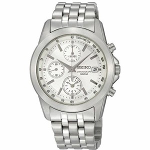 腕時計 セイコー メンズ Seiko Stainless Steel Chronograph Mens Watch SNDC05