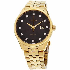 腕時計 シチズン 逆輸入 Citizen Men's Eco-Drive Corso Yellow Gold Diamond Accent Watch | 41mm | BM725