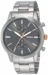 腕時計 フォッシル メンズ Fossil Men's Townsman Quartz Stainless Steel Watch, Color: Silver (Model: 