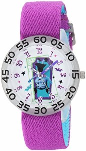 腕時計 ディズニー キッズ Disney Girl's 'Vampirina' Quartz Plastic and Nylon Casual Watch, Color:Pur